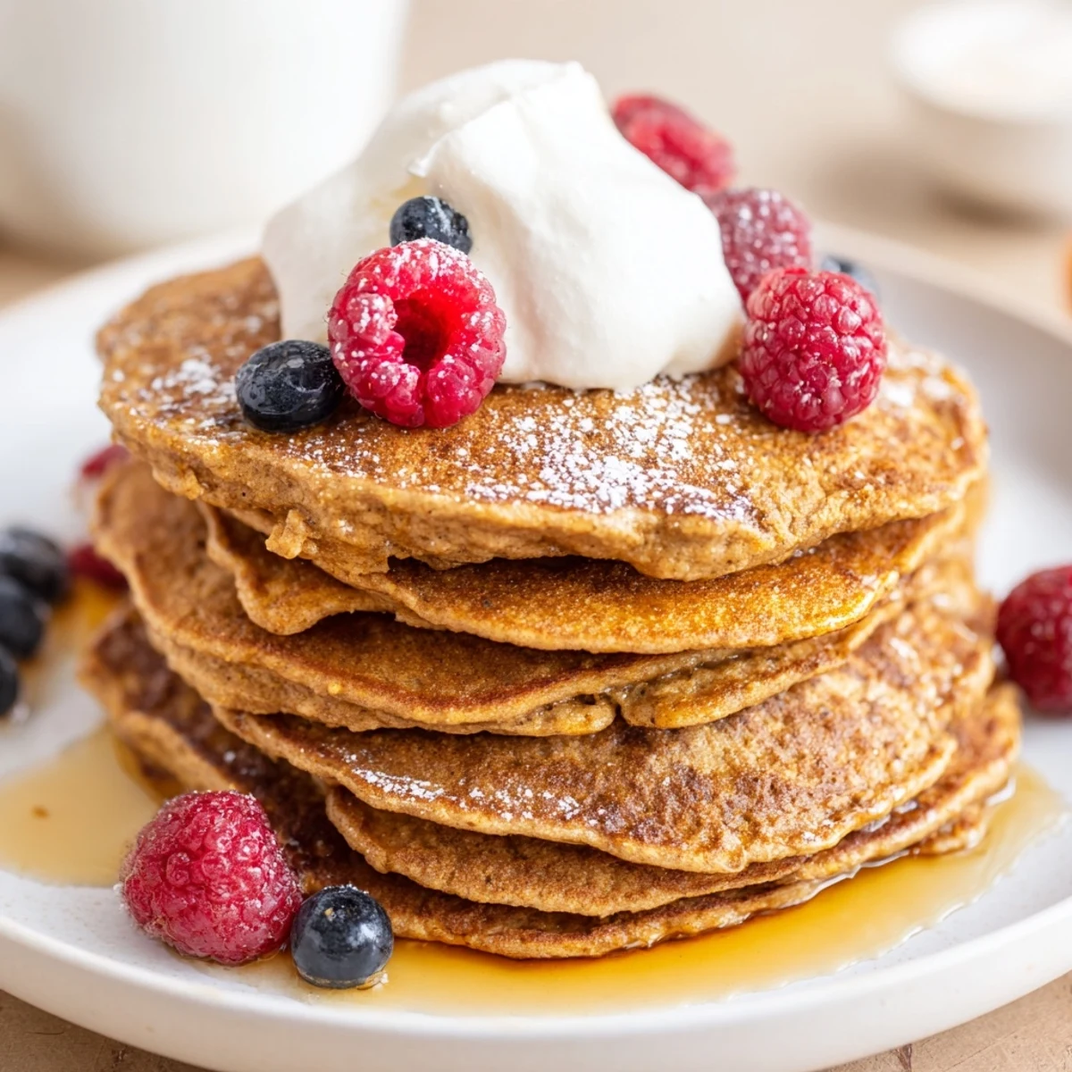 Gingerbread Spiced Pancakes