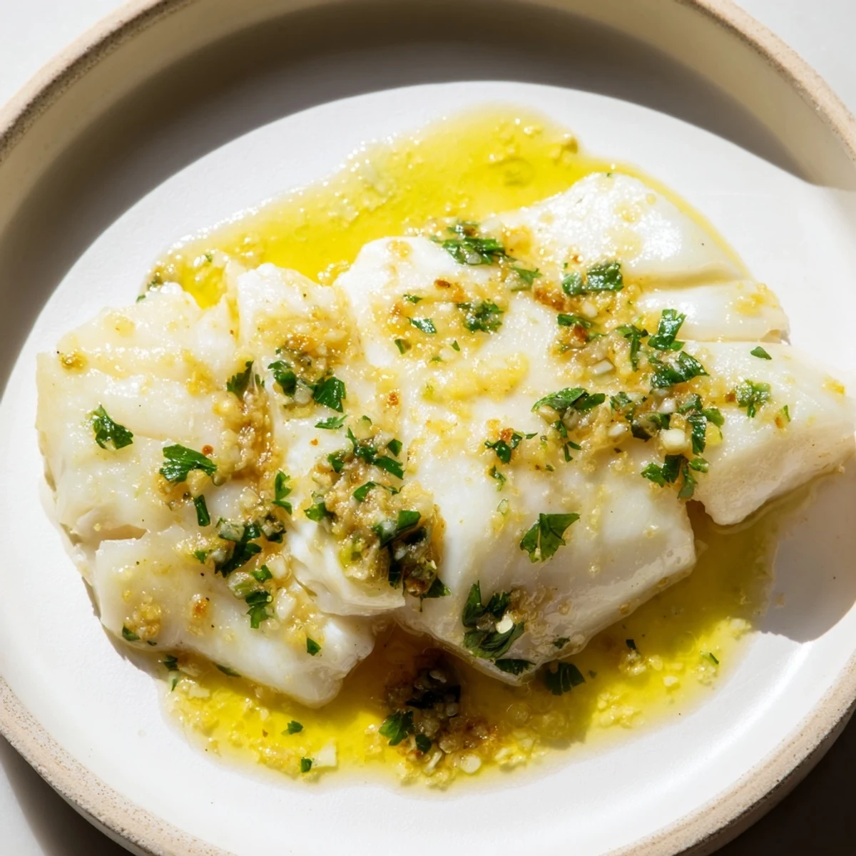 Baked Cod Lemon Butter