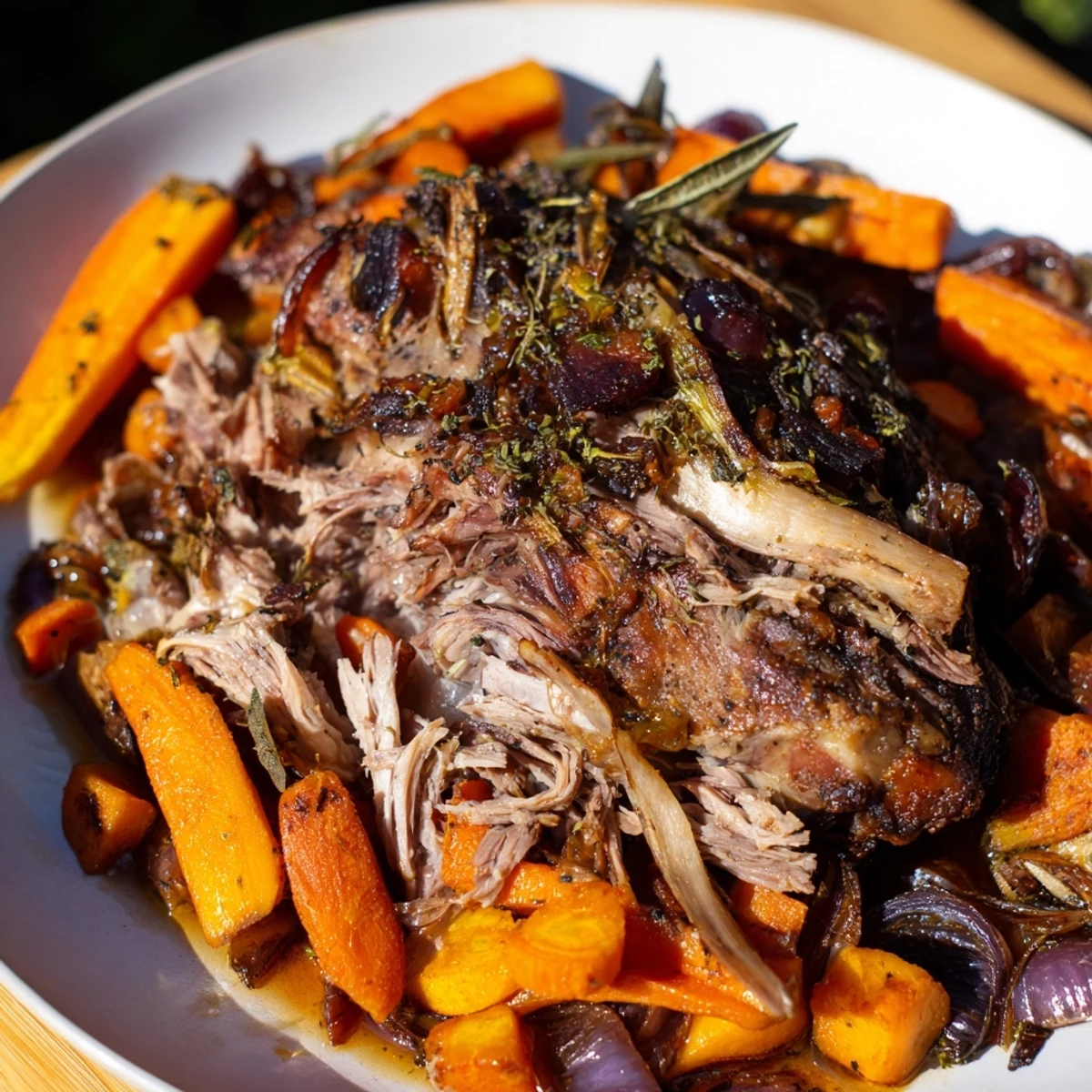 Slow Roasted Lamb Shoulder