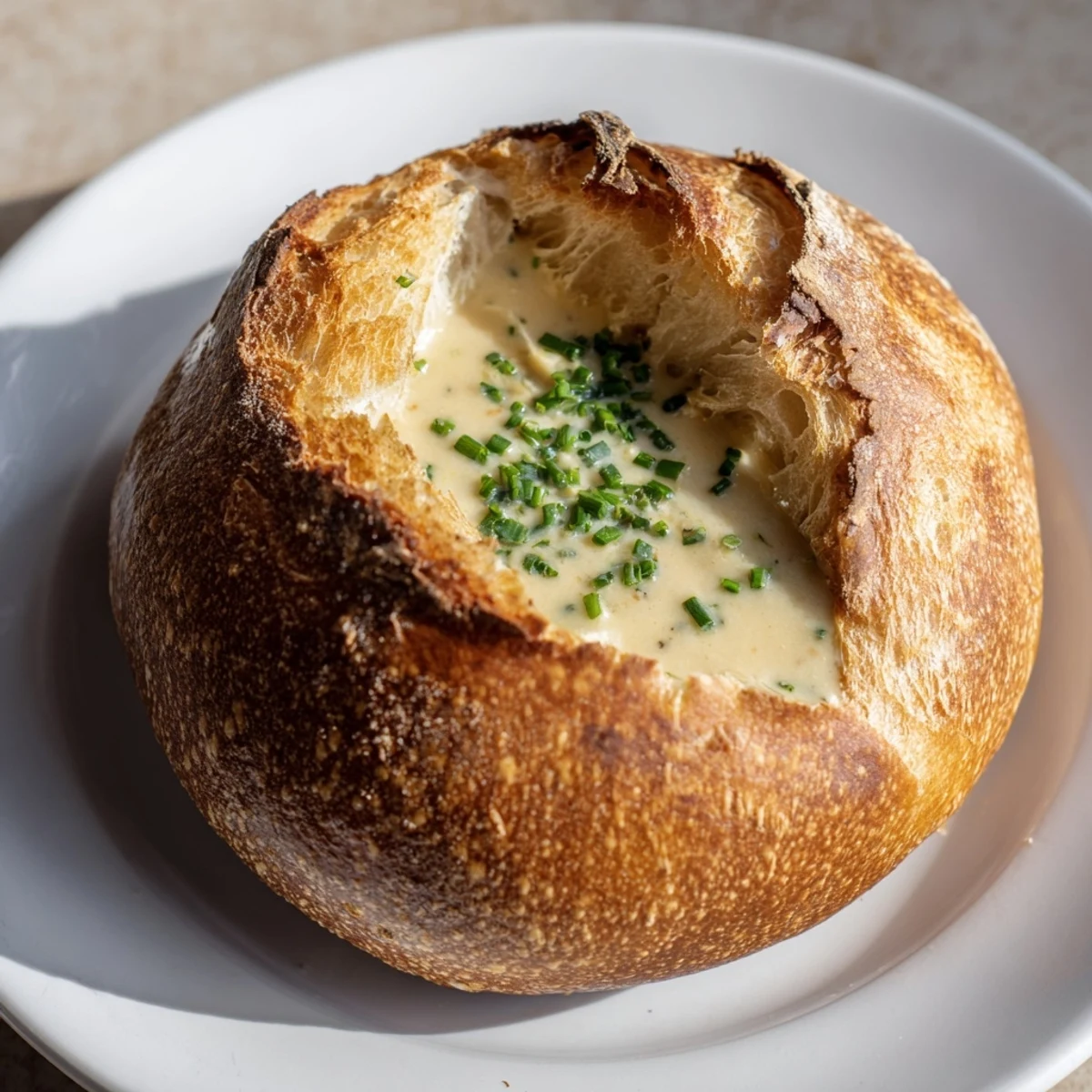 Rustic Sourdough Bread Bowl