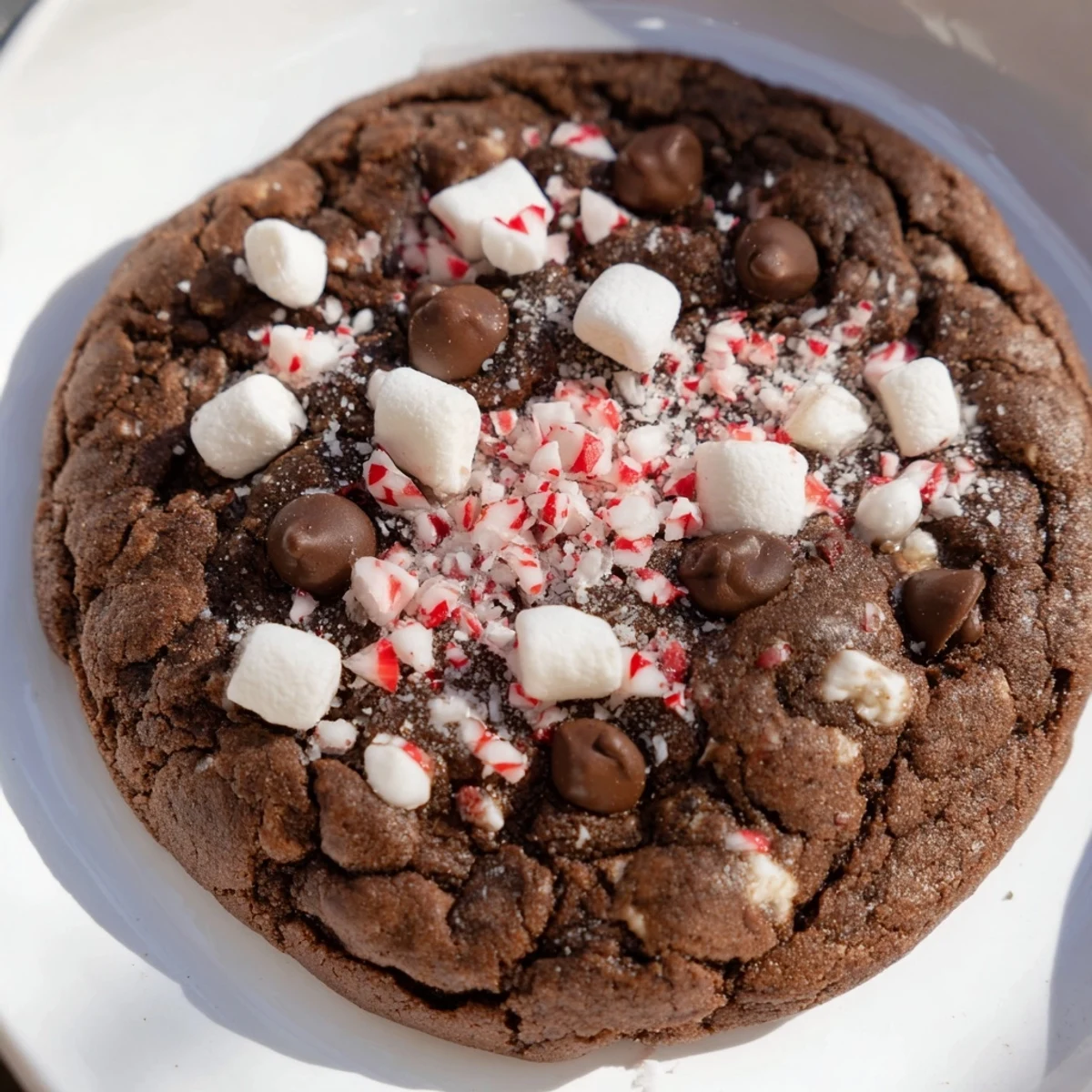 Peppermint Hot Chocolate Cookies