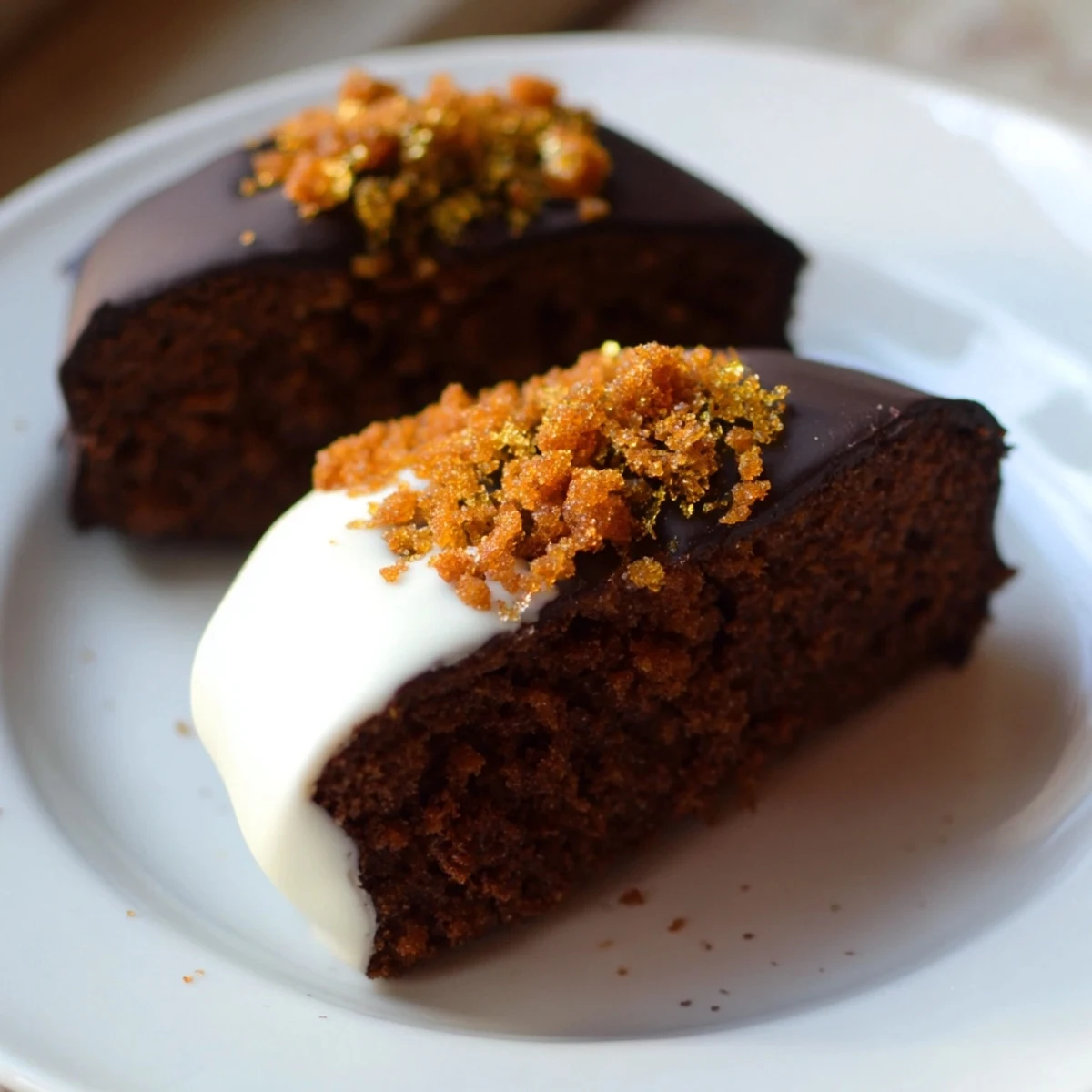 Gingerbread Biscotti White Chocolate