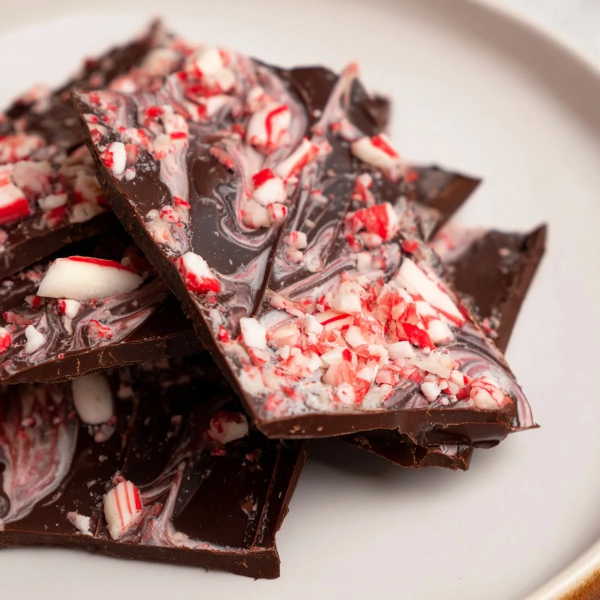 Dark Chocolate Peppermint Bark