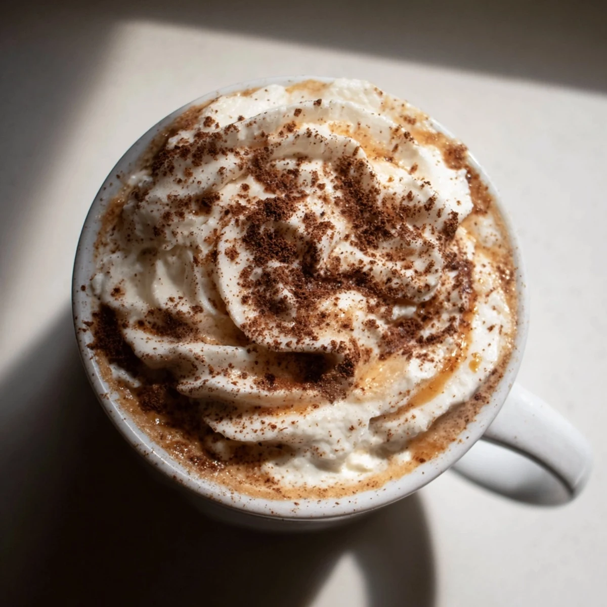 Indulge in a homemade Gingerbread Spiced Latte, a creamy spiced beverage, ideal for autumn.
