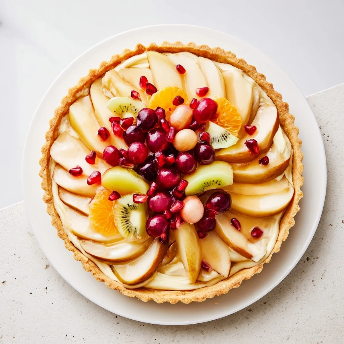 Winter Fruit Tart Delight