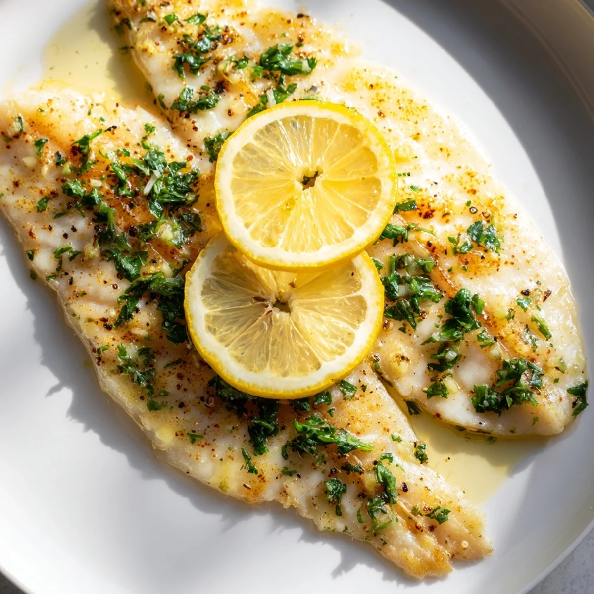 Baked Tilapia Lemon Butter