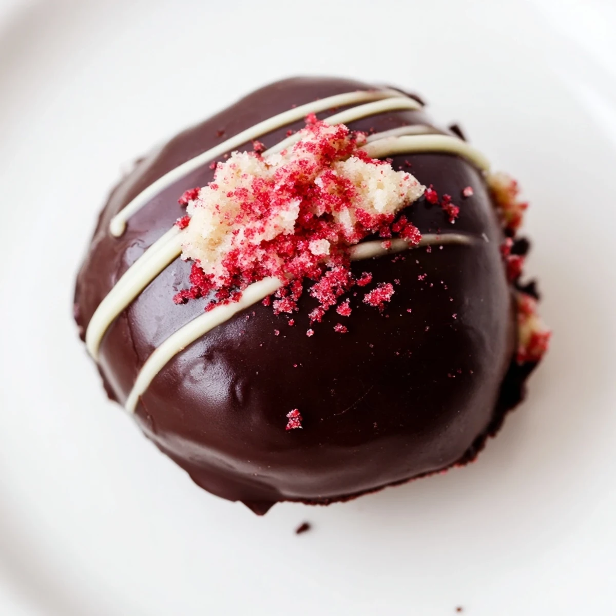 Chocolate Covered Strawberry Cheesecake Truffles