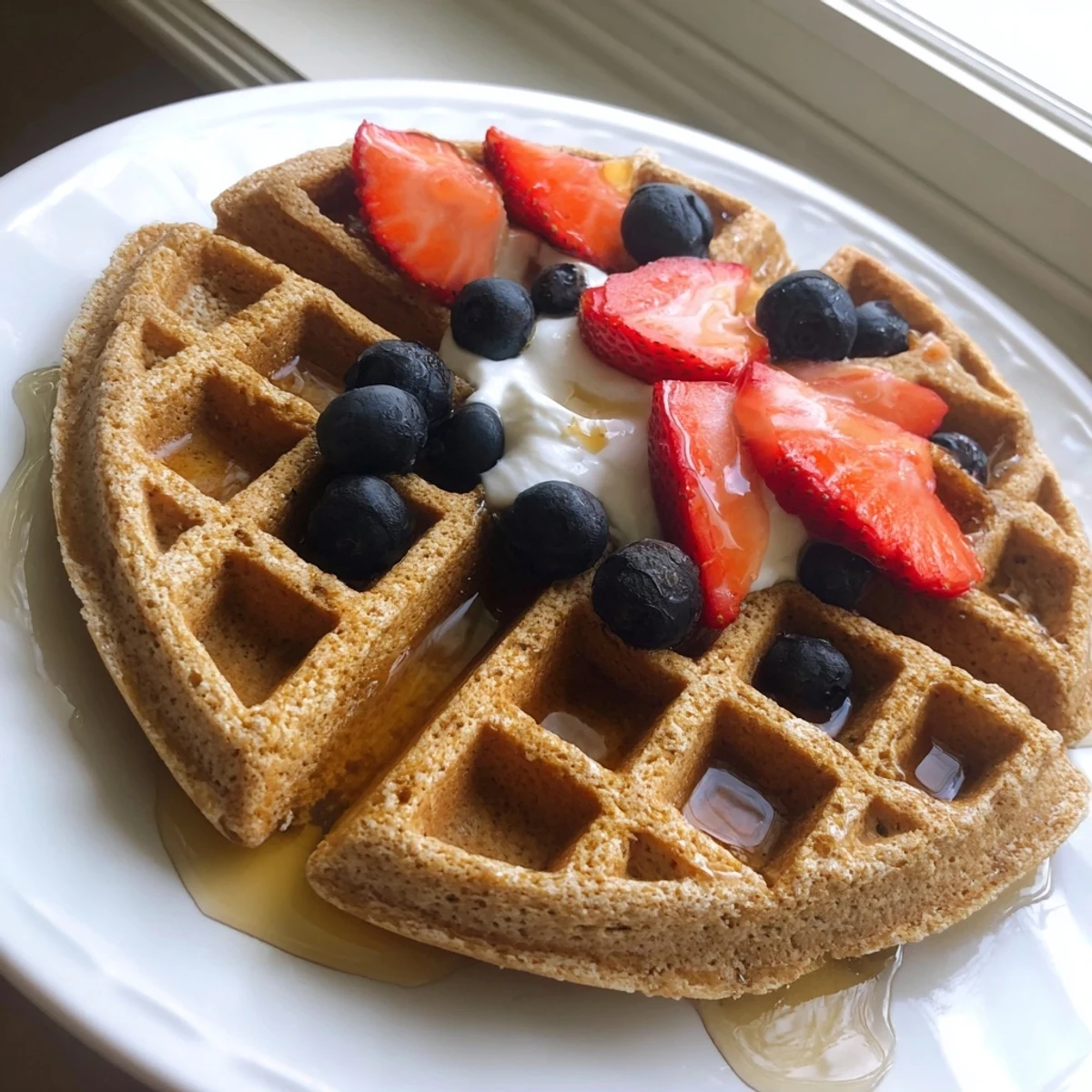 Greek Yogurt Waffles