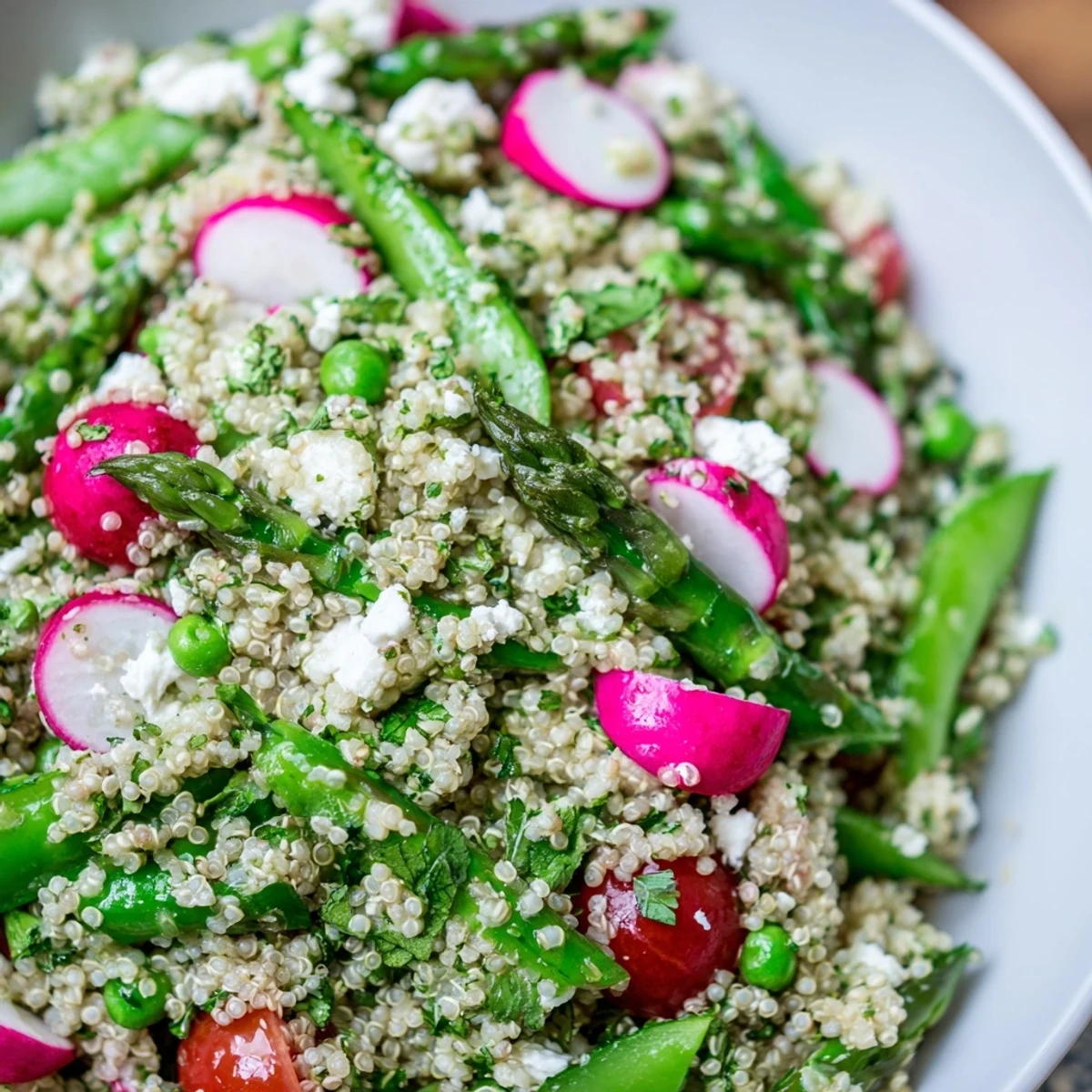 Spring Vegetable Quinoa Salad