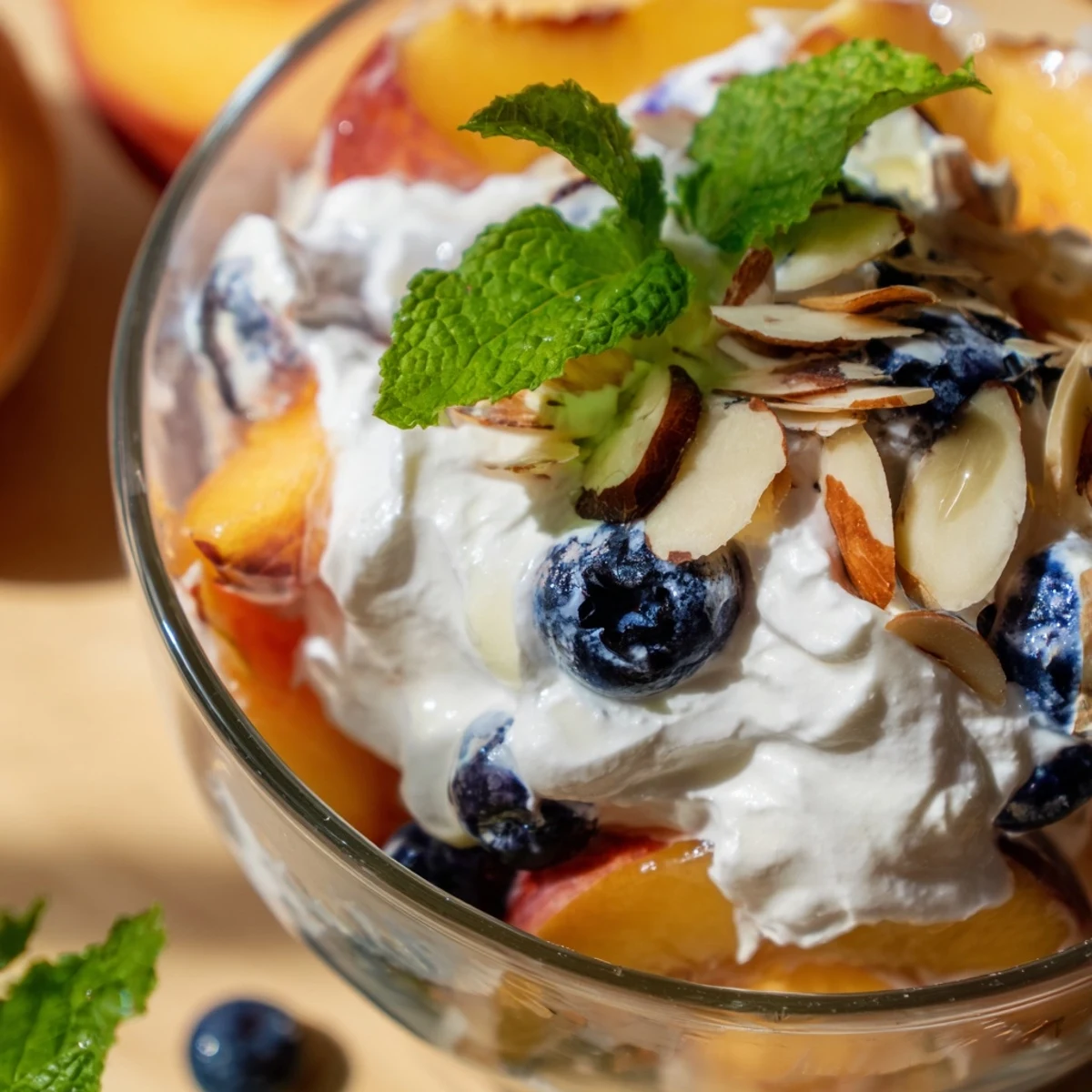 Peaches and Cream Salad