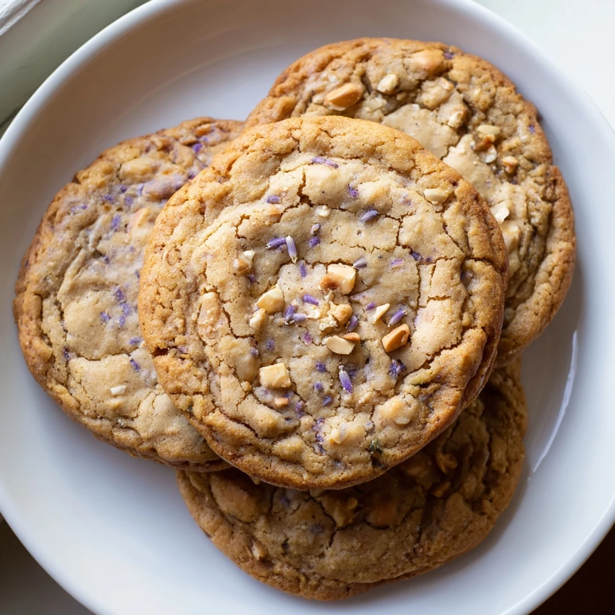 Lavender Honey Crunch Cookies