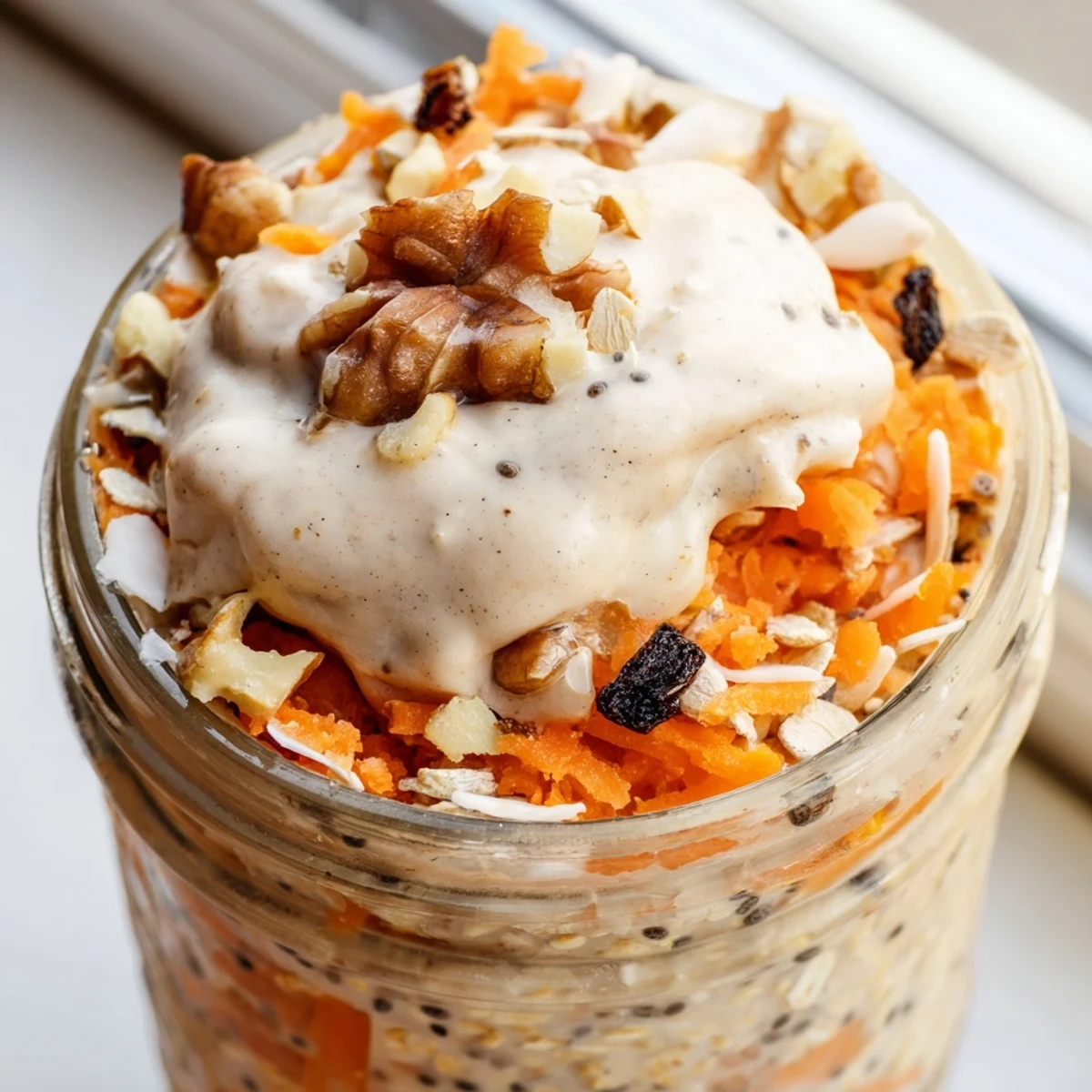 Carrot Cake Overnight Oats