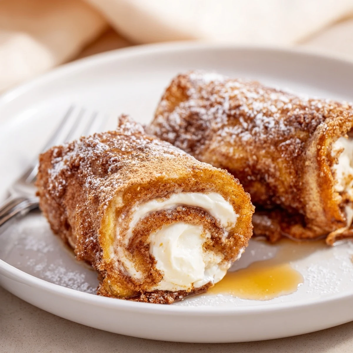 Cinnamon Roll French Toast Roll-Ups