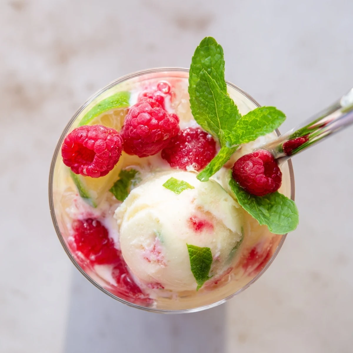 Raspberry Mint Mojito Rebel Float