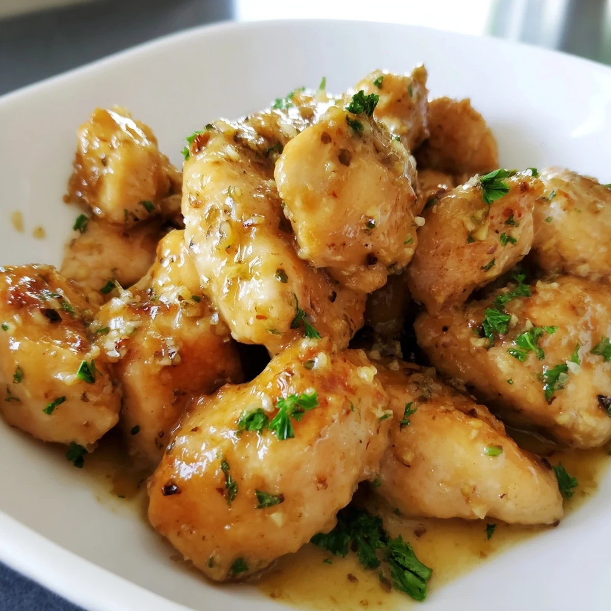 Garlic Butter Chicken Bites